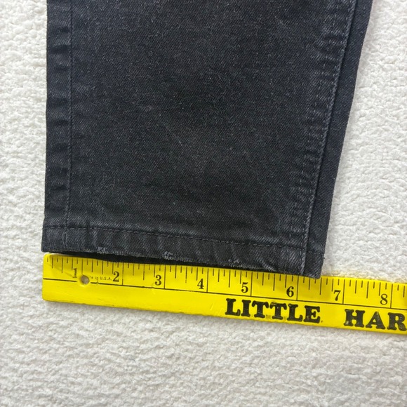 Levi 531 Athletic Slim Jeans Mens 34x28 Black Distressed Casual Streetwear Denim - Picture 6 of 6